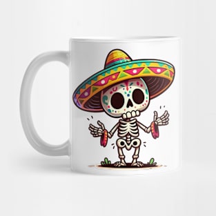 Cute Mexican Skeleton Mug